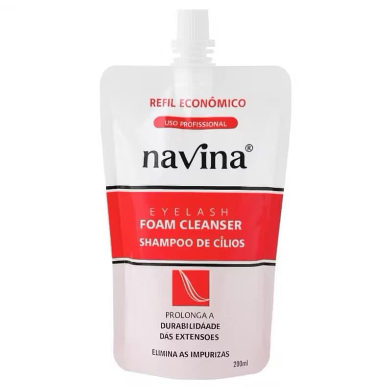 Refil Shampoo Navina 200ml - Limpeza de cílios