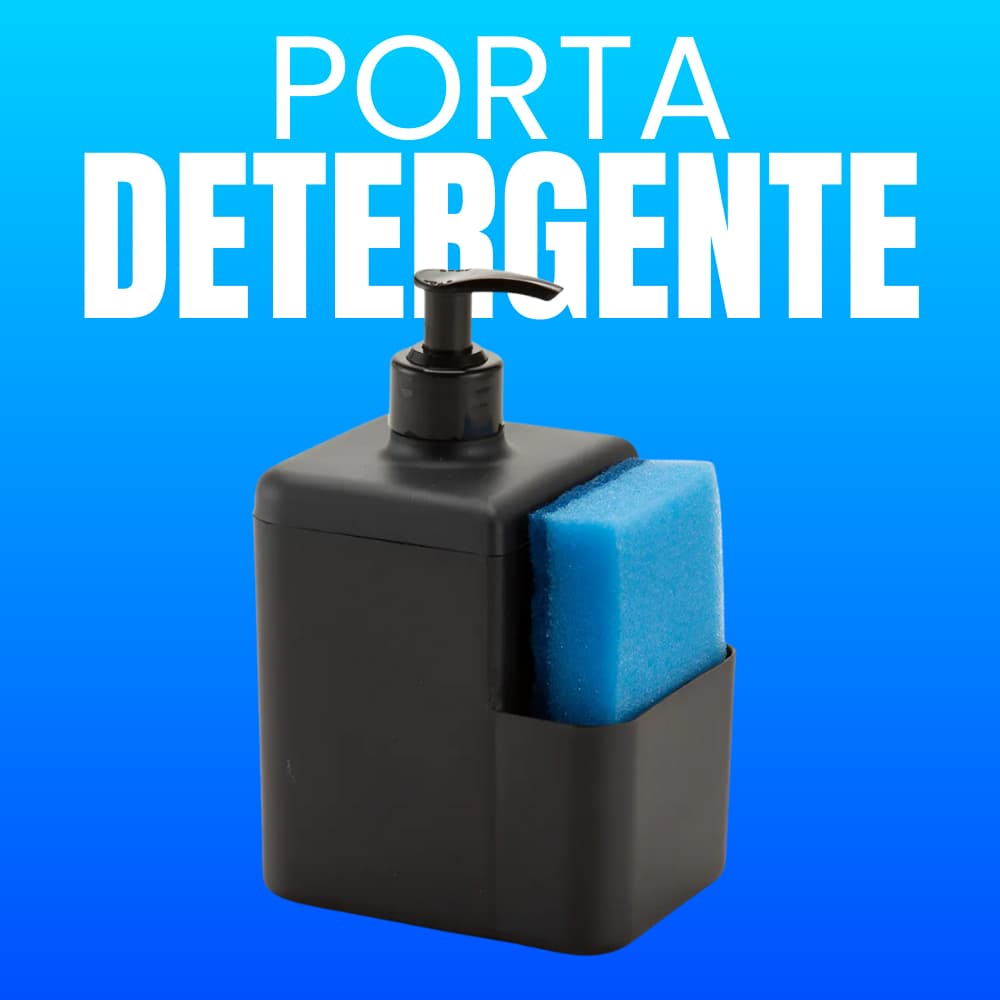Porta Esponja e Detergente para Pia Dasplast – Suporte Prático, Higiênico e Durável