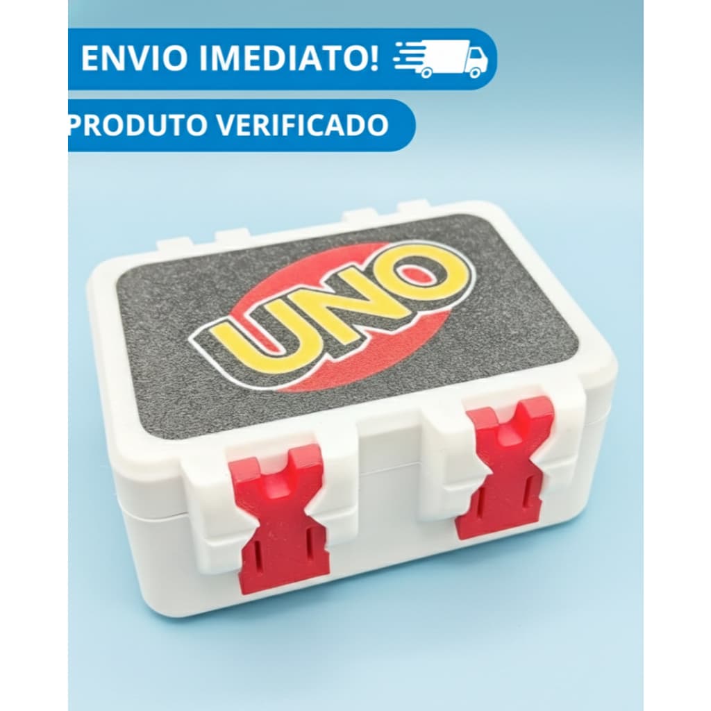 Porta Uno Profissional Caixa Organizadora Case Resistente Premium (Não Amassa as Cartas)
