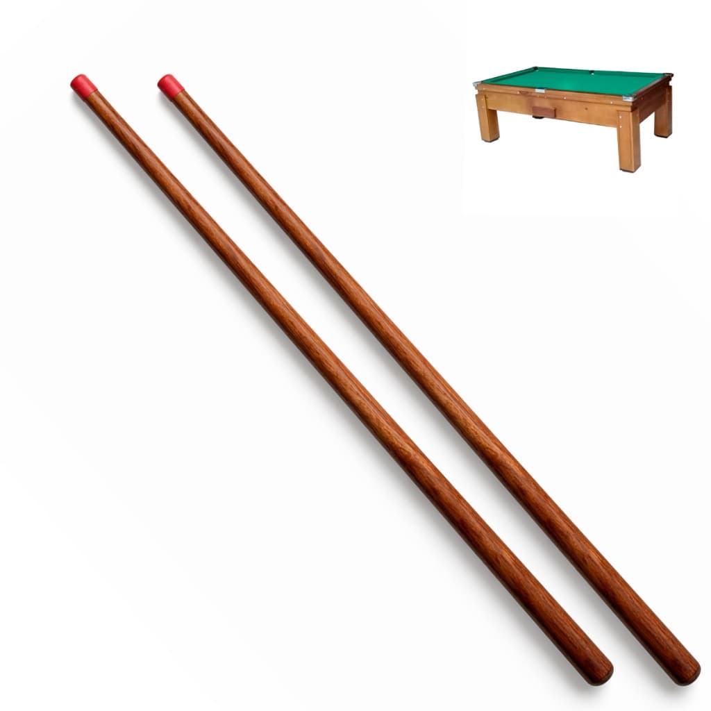 Par Taco Bar Sinuca Bilhar Snooker Profissional Madeira Ipê