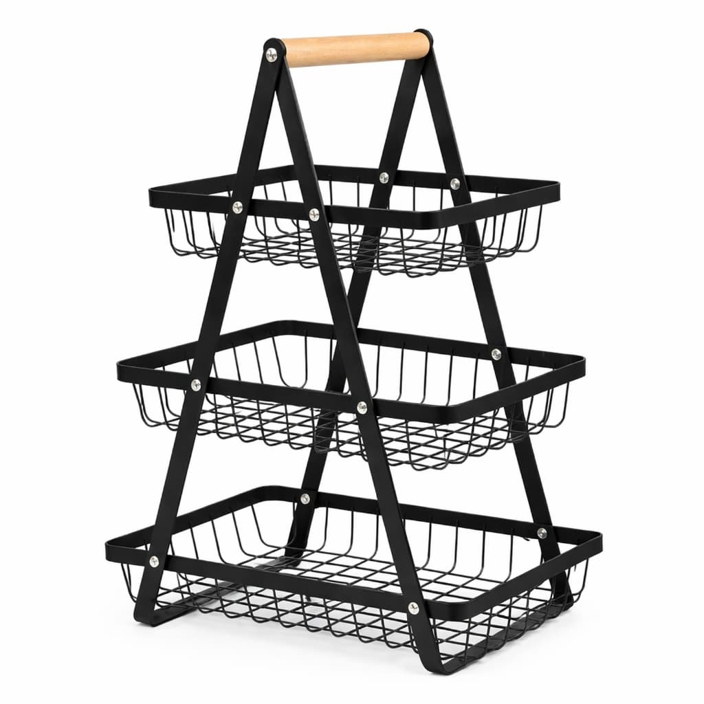 Cesta de Armazenamento com 3 Andares