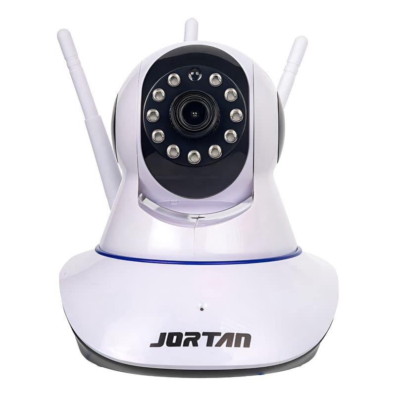 Câmera Jortan WiFi HD 720p PTZ Dome Branca 360° Visão Noturna Áudio App