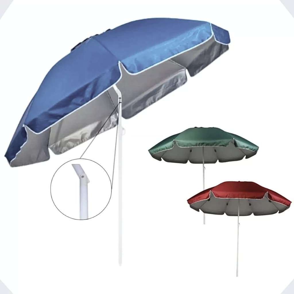 Guarda Sol Articulável Piscina Praia Camping Verão 2,40m