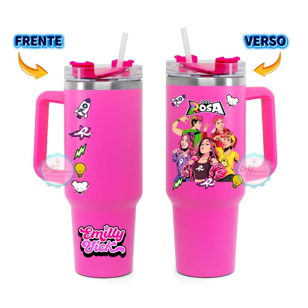 Copo Personalizado Emilly Vick Os Rosas