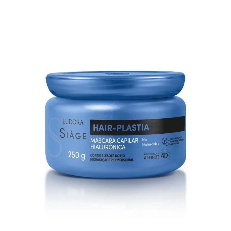 Eudora Siàge Máscara Capilar Hair Plastia 250g - Plástica Capilar e Hidratação Tridimensional