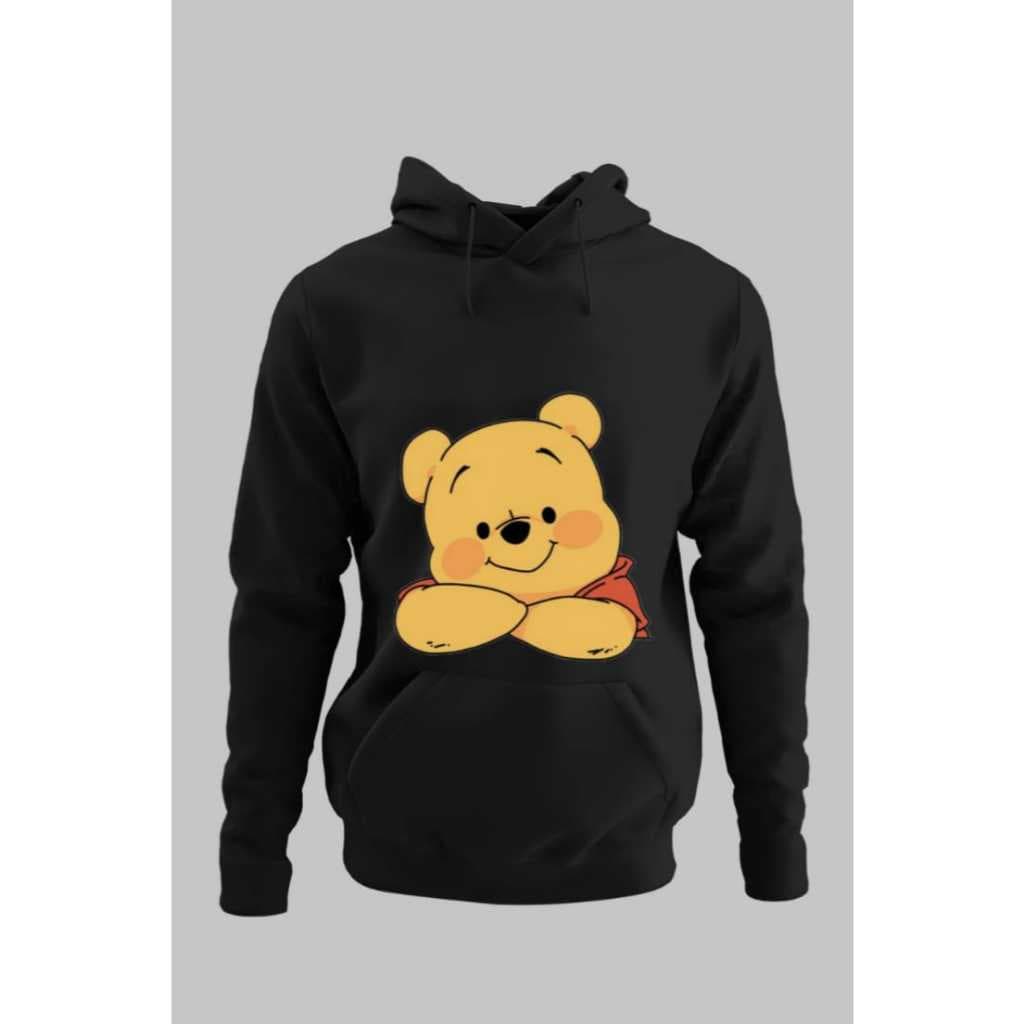 Moletom Canguru Com Capuz Estampa URSINHO POOH Varias Cores Estilo Oversized