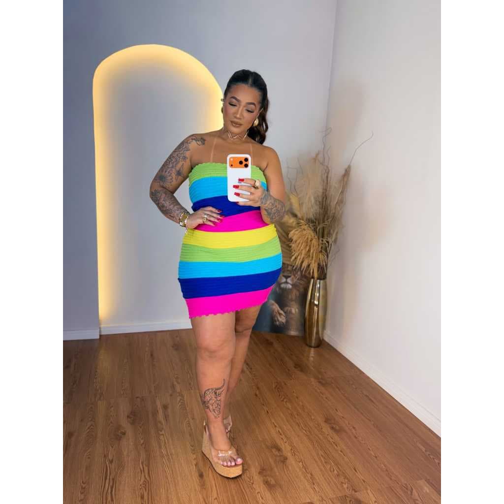 VESTIDO TRICO VIRGINIA PLUS SIZE