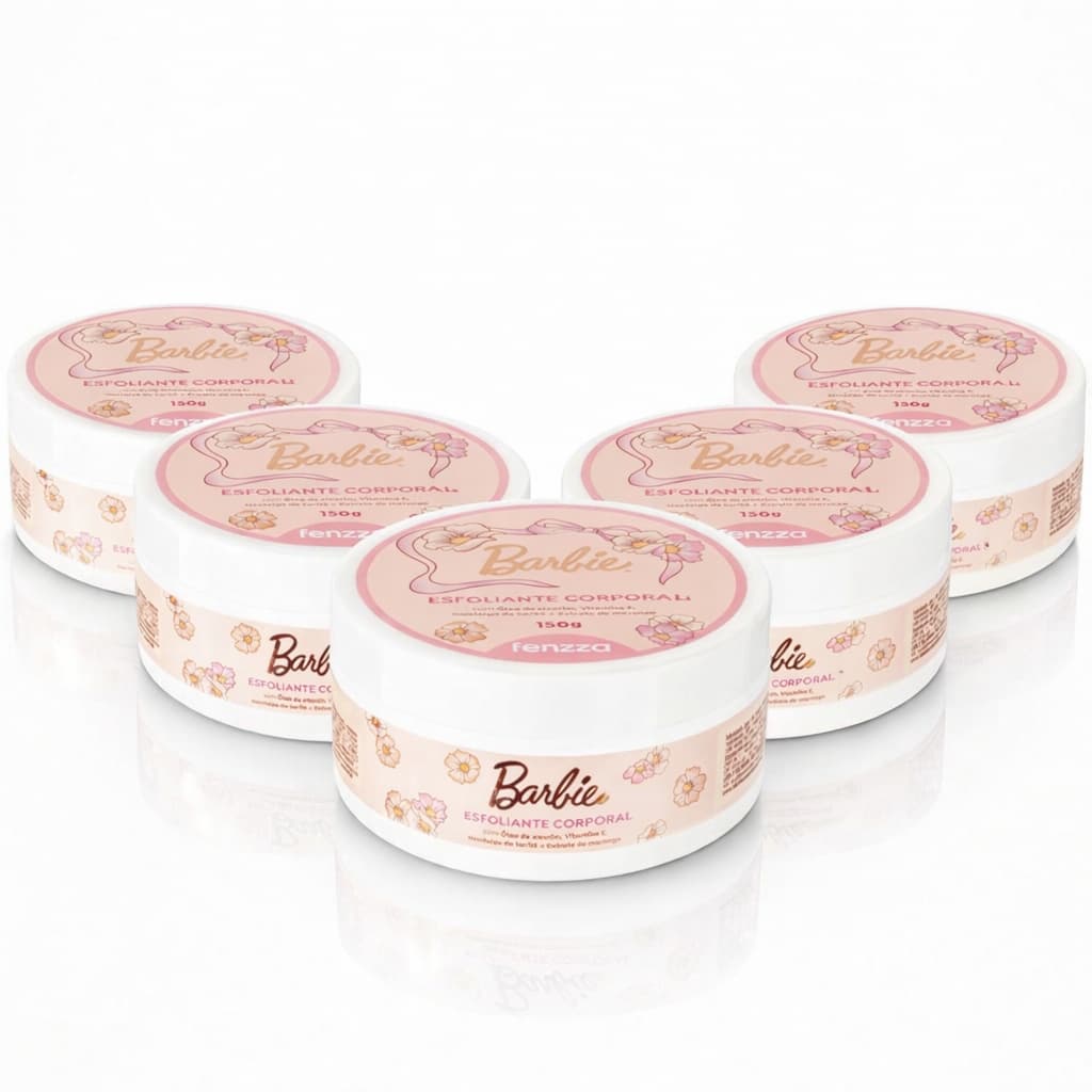 Kit C/ Unidades Esfoliante Corporal Lançamento Barbie -Fenzza