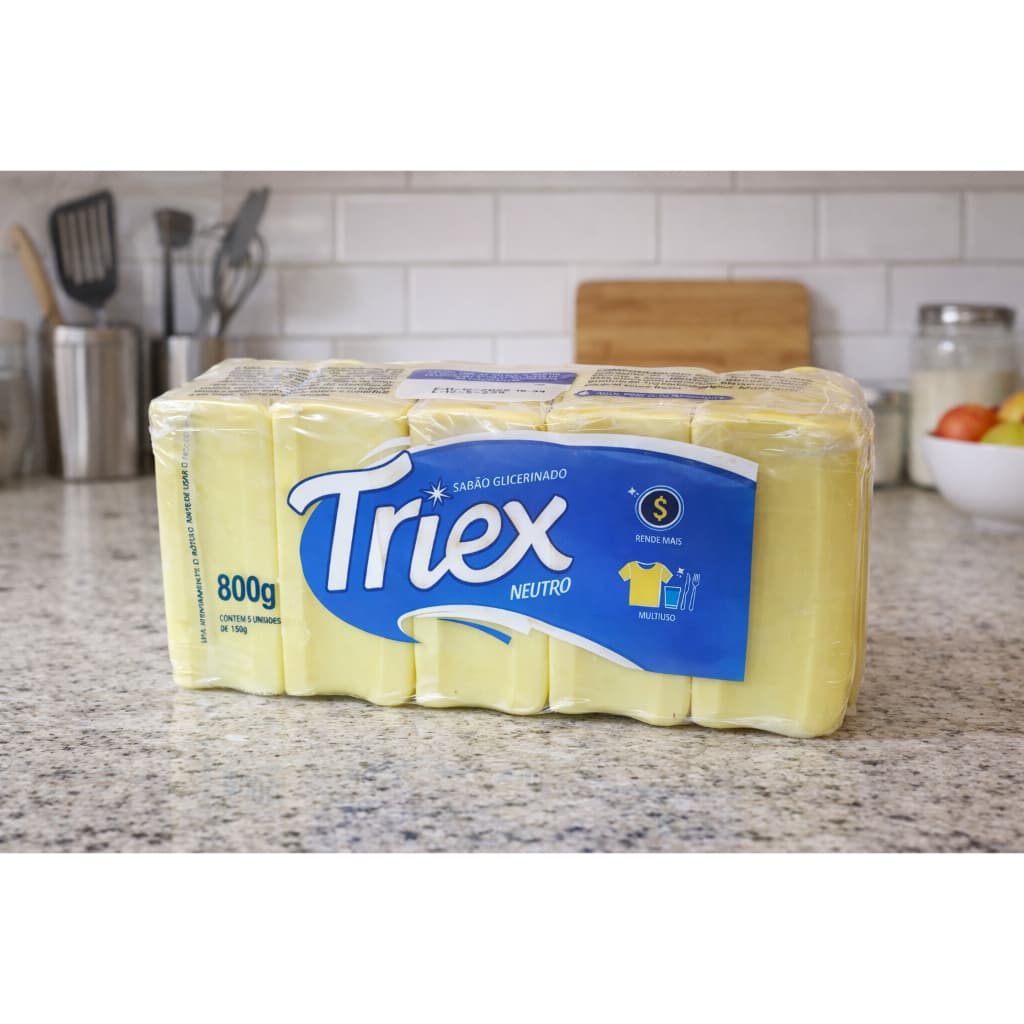 4kg Sabão em Barras Triex Neutro