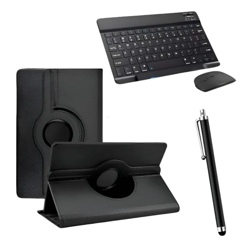 Kit Capa Para Tablet Lenovo Tab 10.1' + Teclado E Mouse