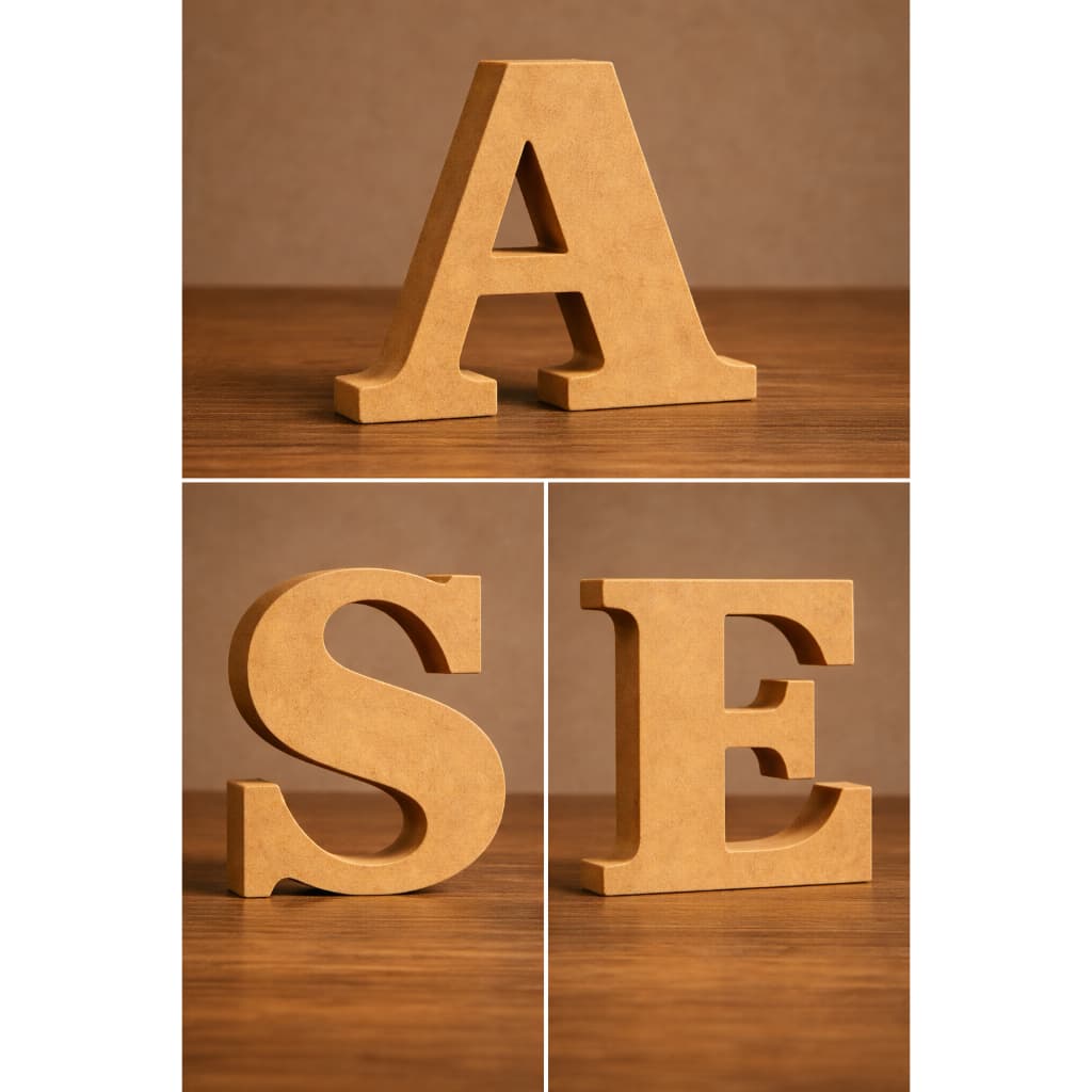 Letras Decorativas MDF  Personalizadas Decoração Números e Símbolos quarto infantil