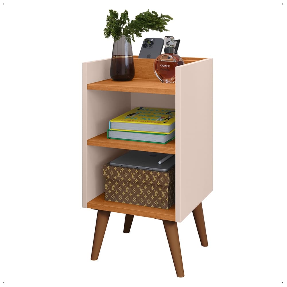 Kit ou Unitario 2 Mesa de Cabeceira para Quarto Charme Max Retrô Várias Cores Apoio de Cama Mesinha Moderna