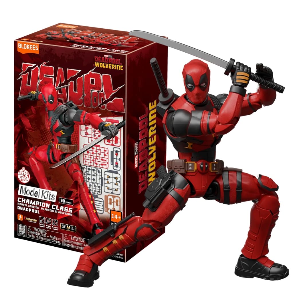 Boneco Blokees Marvel Deadpool Infinity Saga Champion