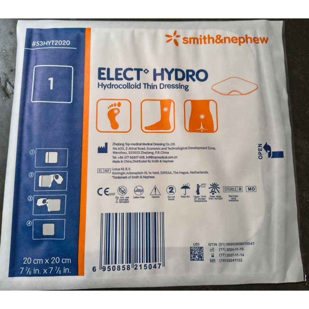 Curativo Hidrocoloide Elect Hydro 20x20cm – Syncera - 1 unidade