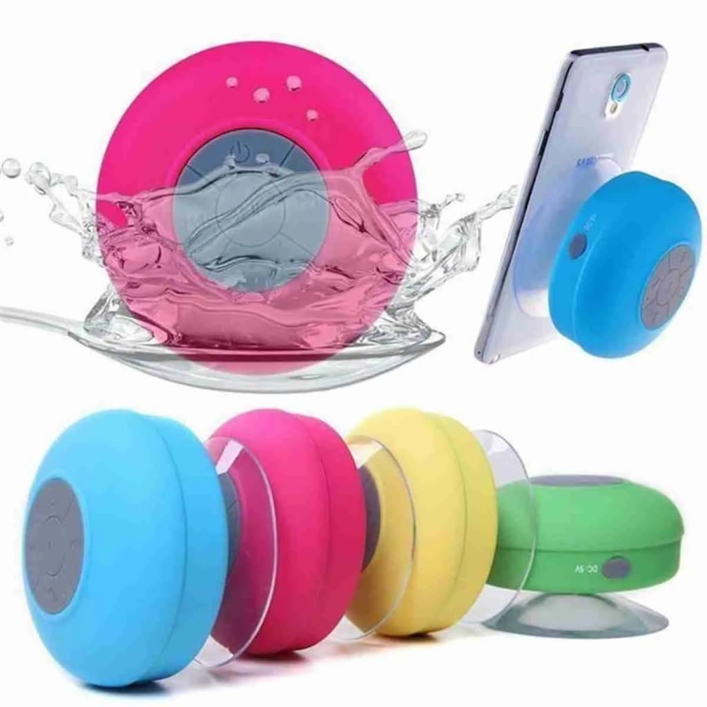 Mini Caixa de Som Bluetooth a Prova Dágua,ouça musicas apartir também do seu celular.