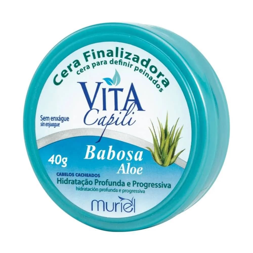 Cera Finalizadora Vita Capili 40g com Proteção Térmica e Brilho
