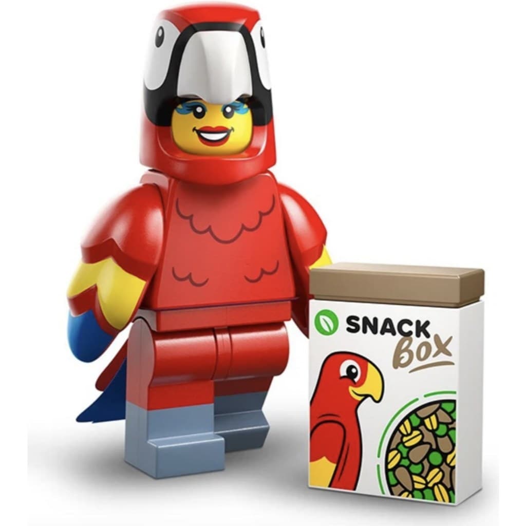 Lego 71051 Serie 28 Parrot Costume - Fantasia Papagaio Arara