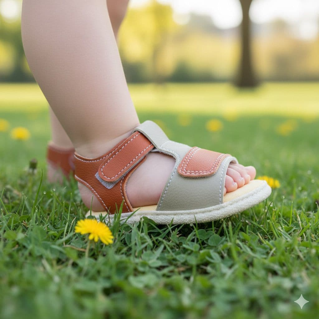 Sandalia Para Bebe Rn Recem Nacido Confortavel Unissex Menino Menina Sapato Infantil Flexivel