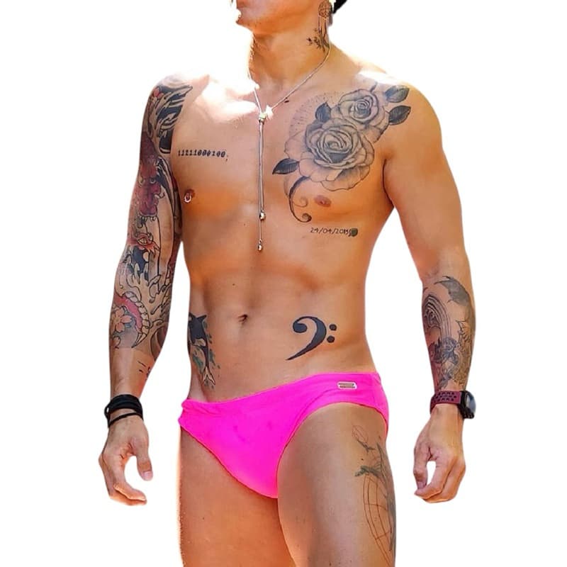Sunga Slim Rosa Neon