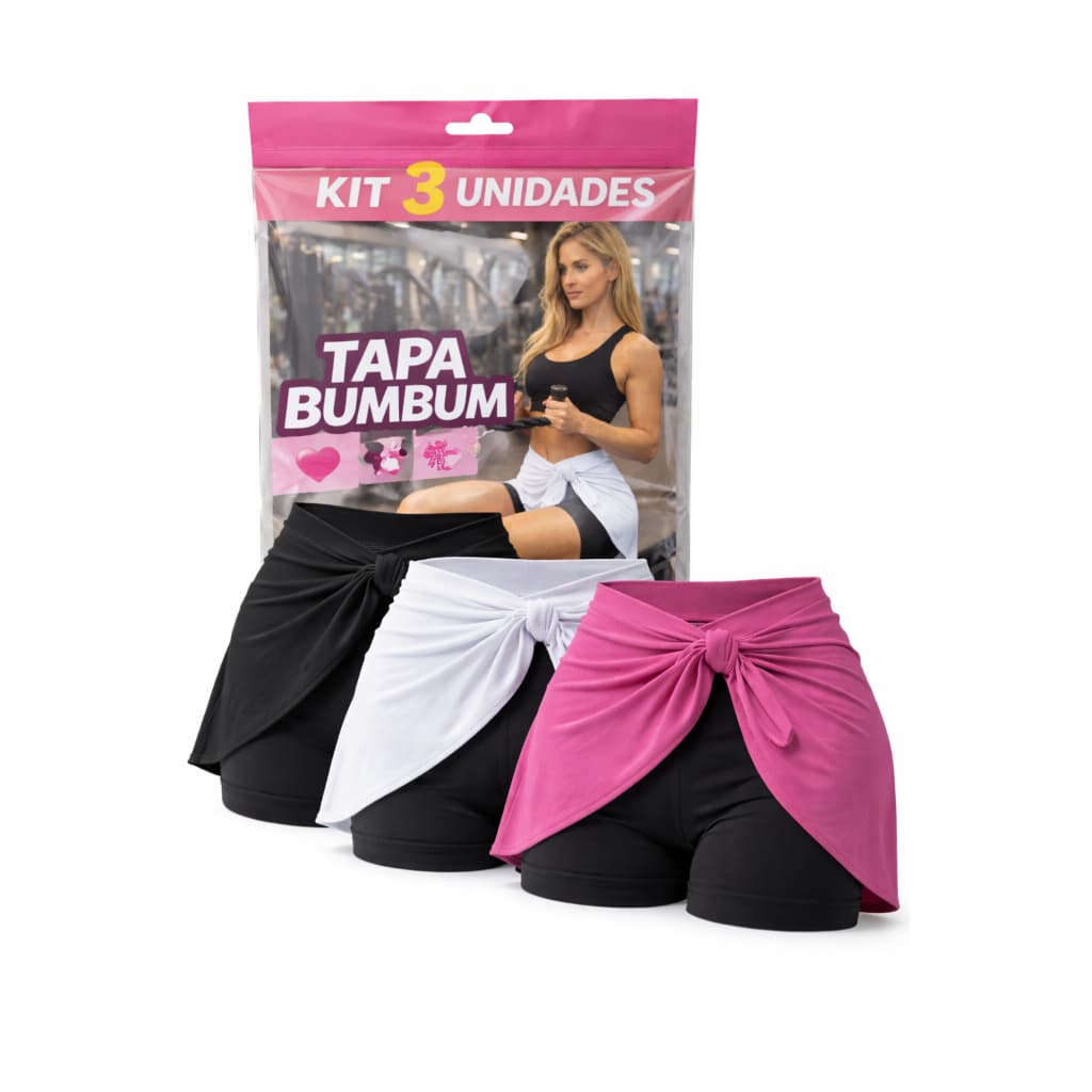 Kit 3 Tapa Bumbum – Mais Confiança no Seu Treino