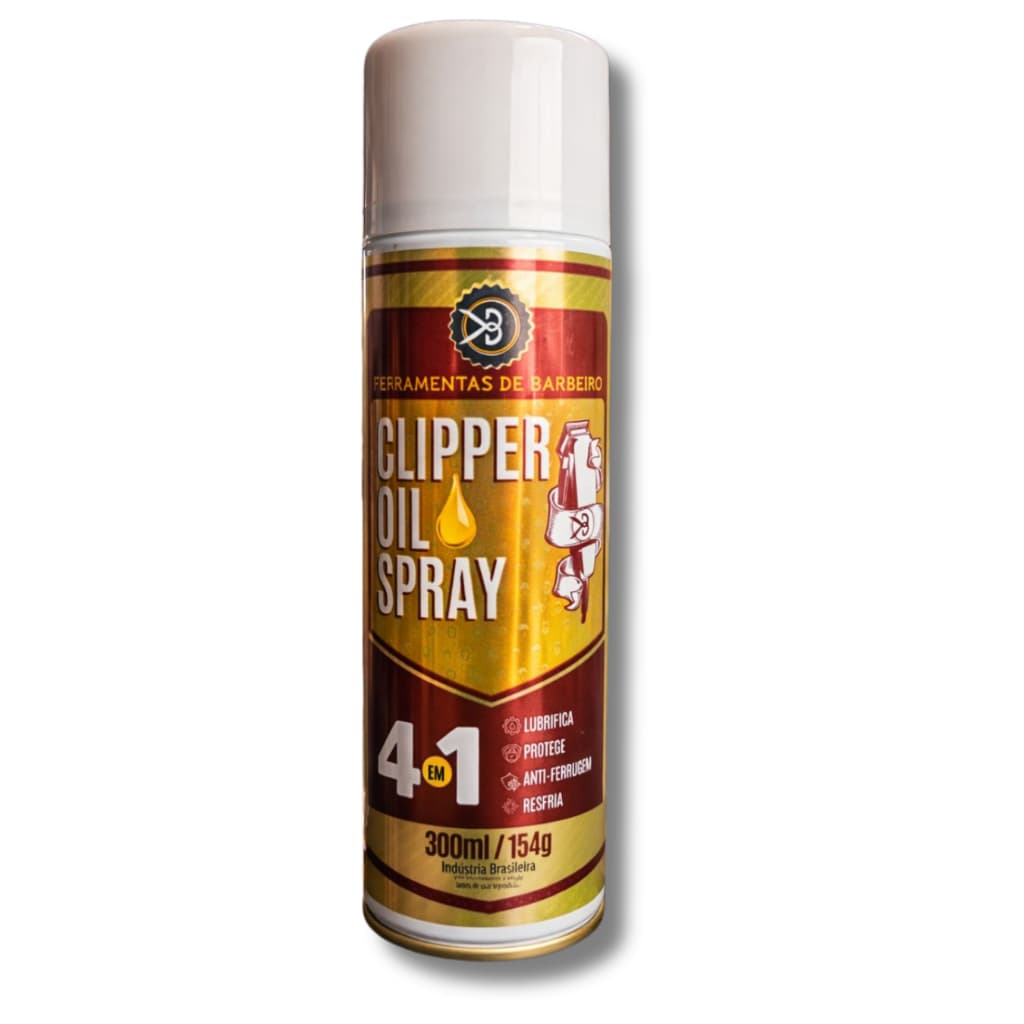 Óleo Spray Lubrificante De Máquinas Clipper Oil 30ml-Ferramentas de Barbeiro