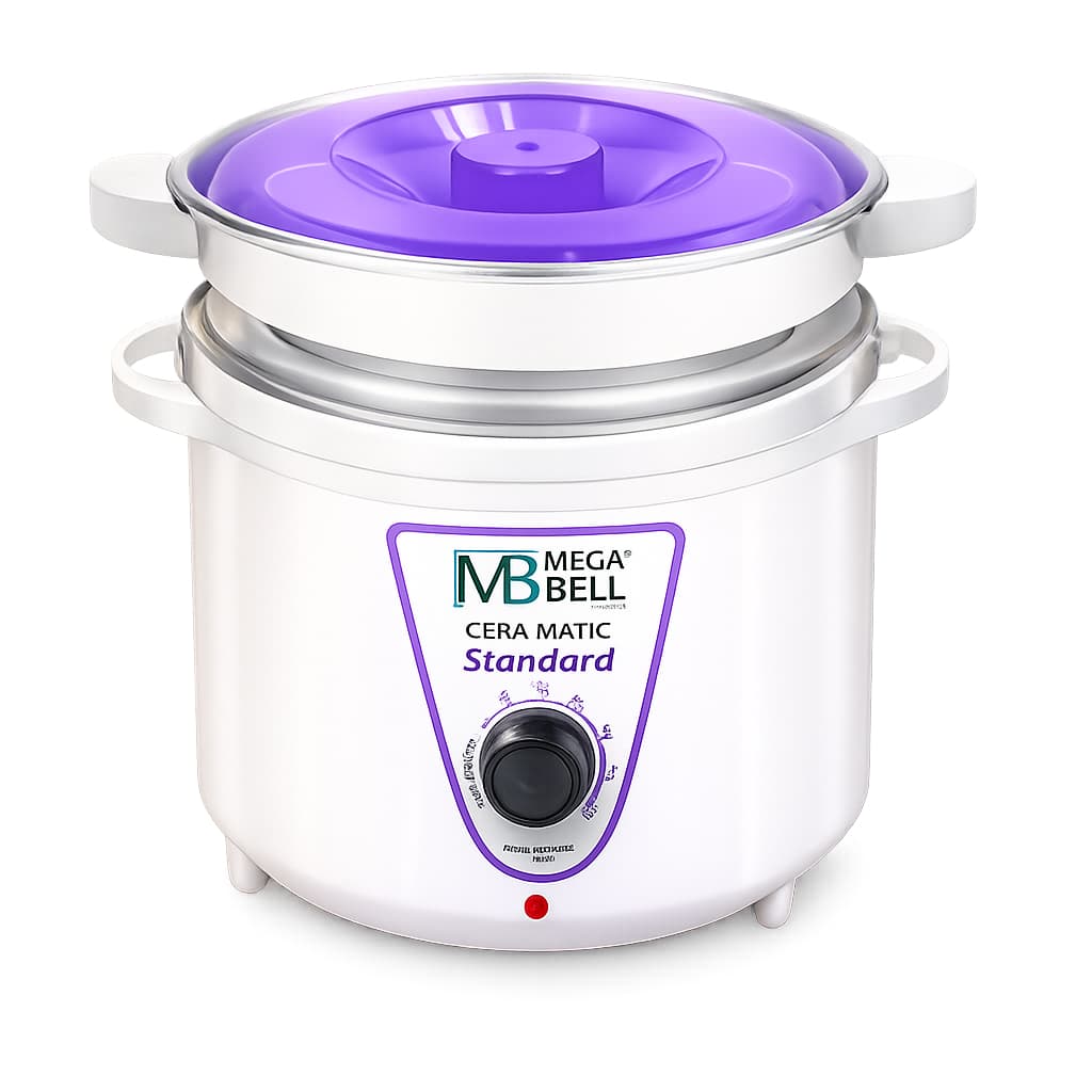 Aquecedor de Cera Profissional Mega Bell 400g Termostato Ajustável Depilação Rápida