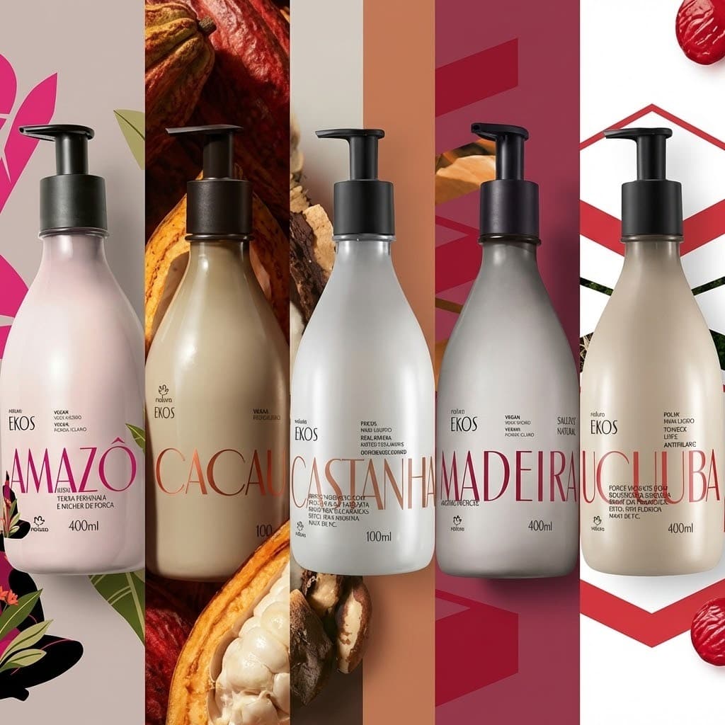 Hidratante Corporal Natura Ekos 400 ou 250 ml Fragrâncias Amazô Açaí Cacau Castanha Ucuuba Tukumaetc