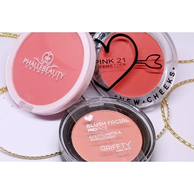 Blush Em Pó Rosa Pink\Pink\Make\Pó\Finalizadores\ALTA Cobertura