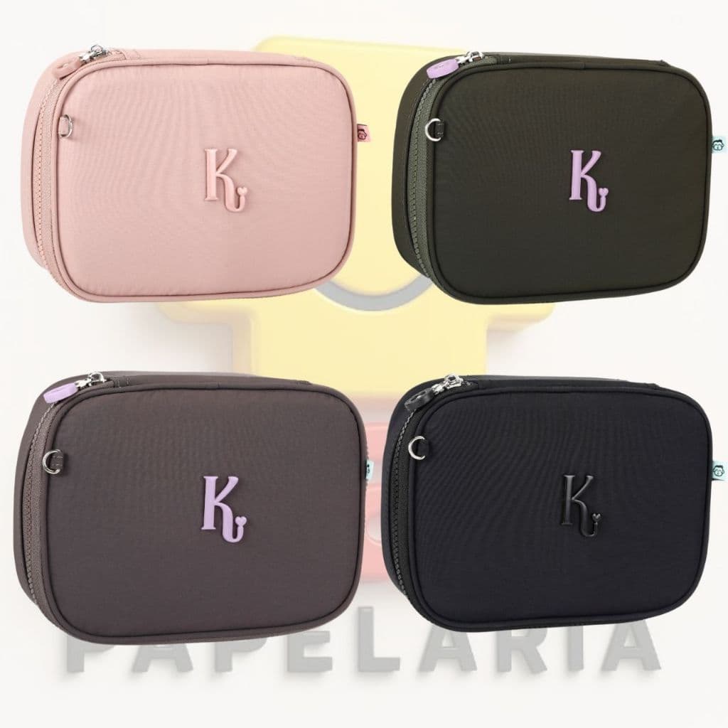 Estojo Box Kika Lovers KK2640 Escolar Feminino