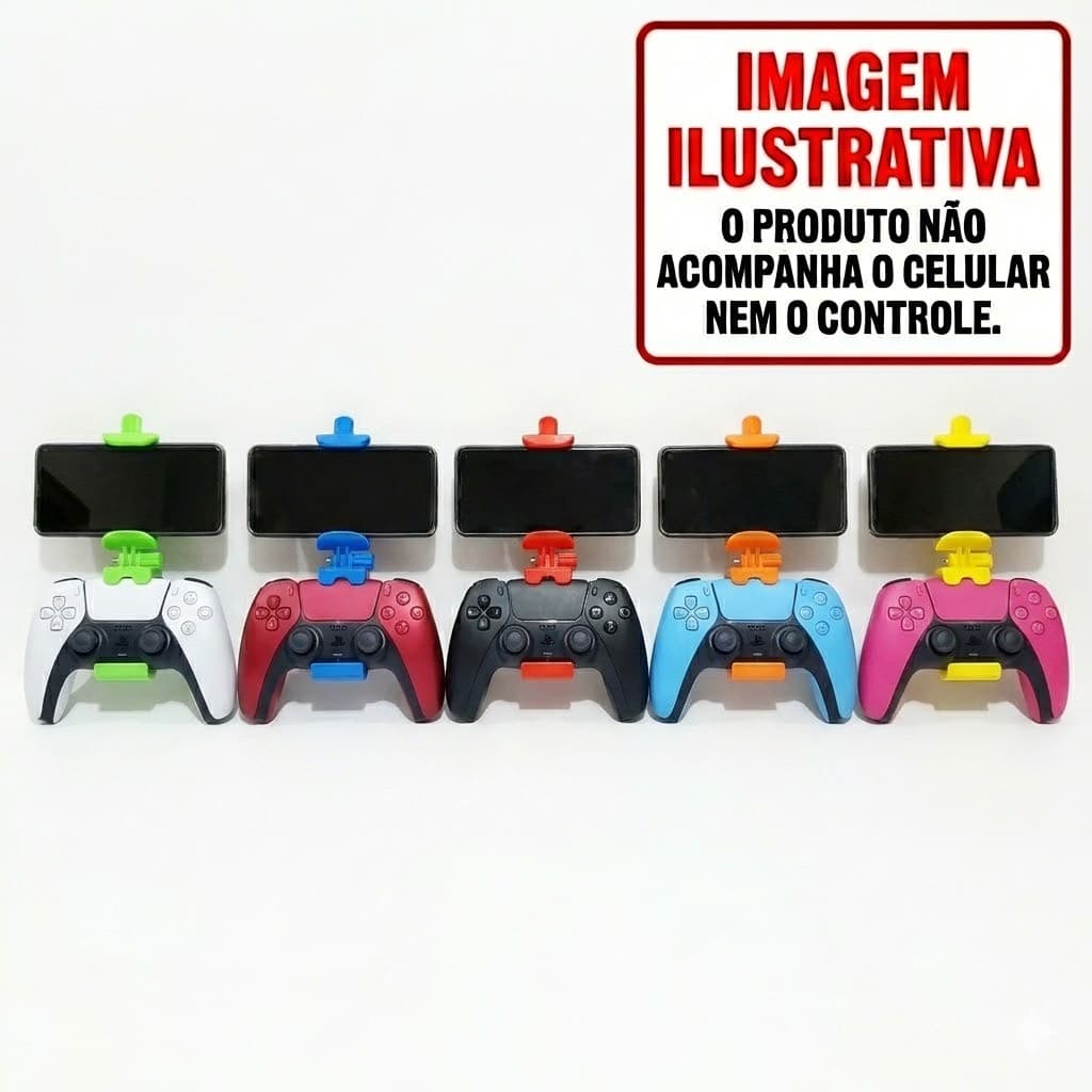 Suporte P/ Celular Controle PS5 Compatível Xcloud GeForce Now Mobile