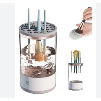 Lavador Limpador De Pinceis Maquiagem Automático Elétrico