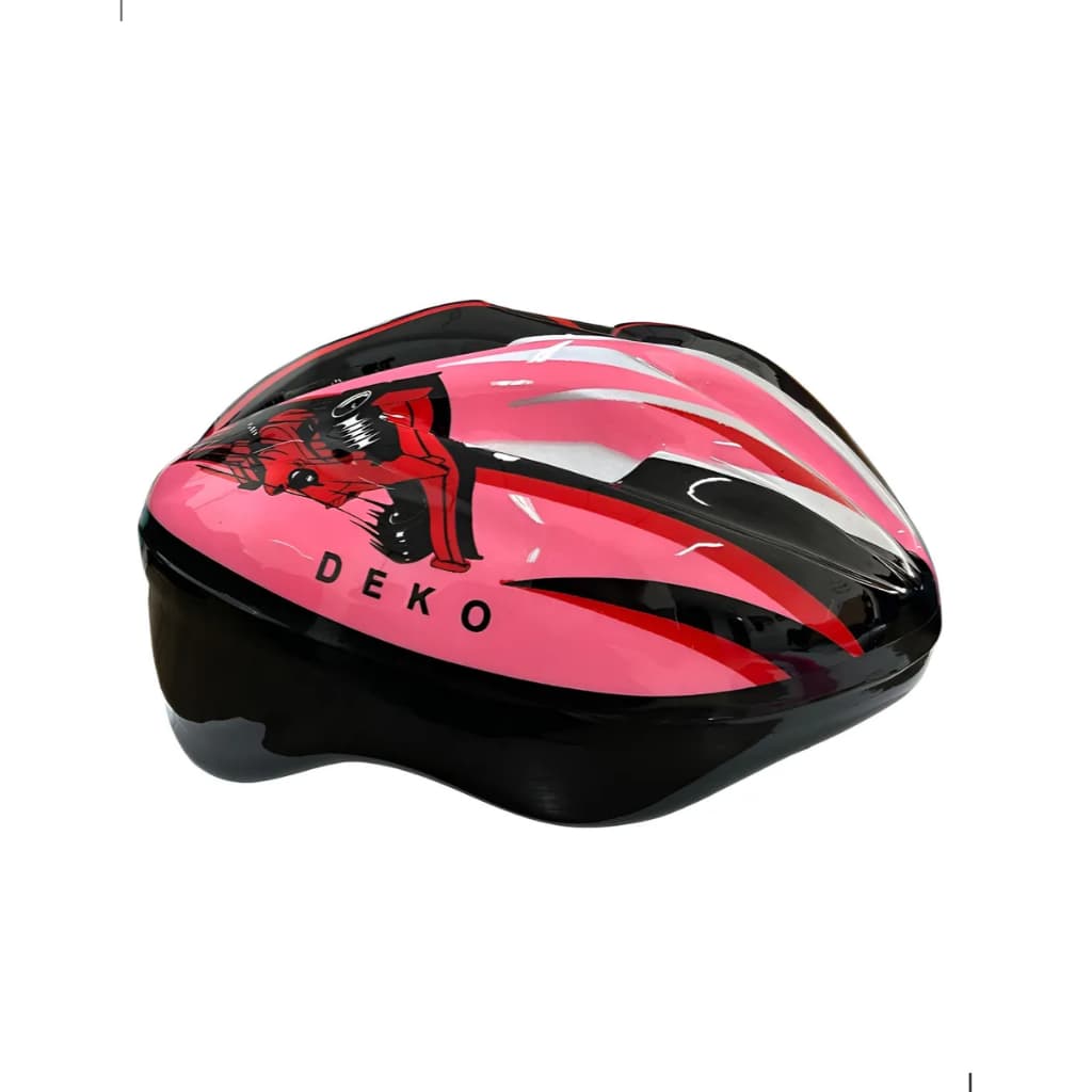 Capacete Infantil Rosa Ajustável Leve e Resistente para Bicicleta Skate, Patinete.