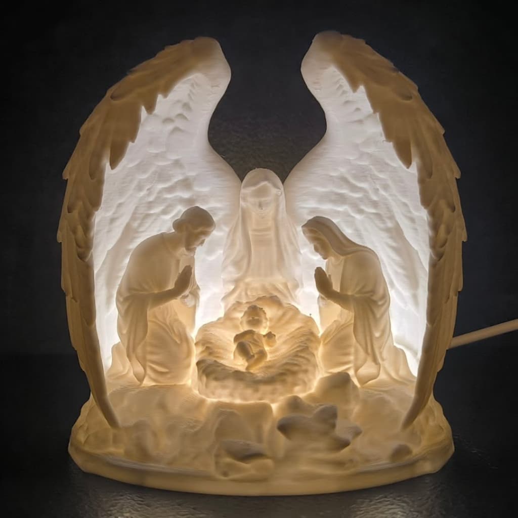 Luminaria Presépio Iluminado Led de Natal
