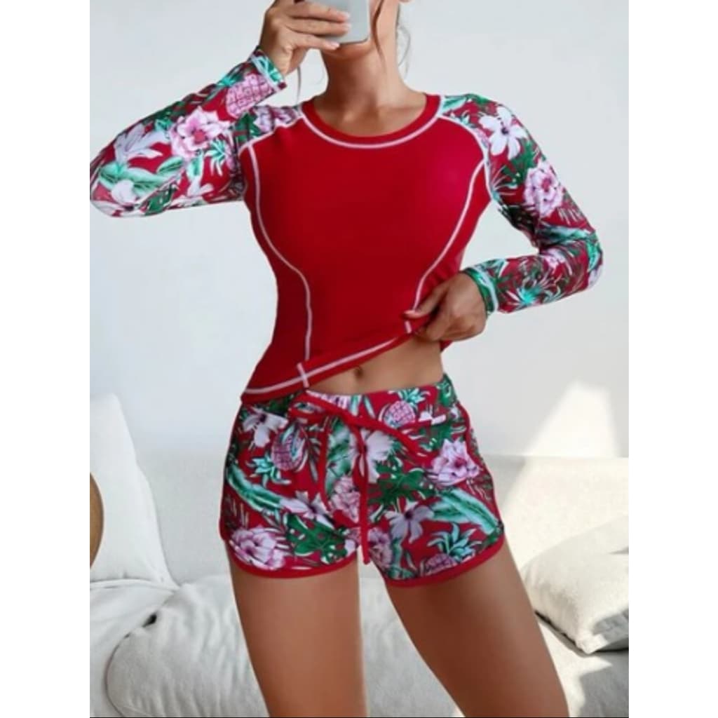 Biquíni Conjunto Maiô Cortininha Calcinha Asa Delta Fio Duplo Bojo Removível
