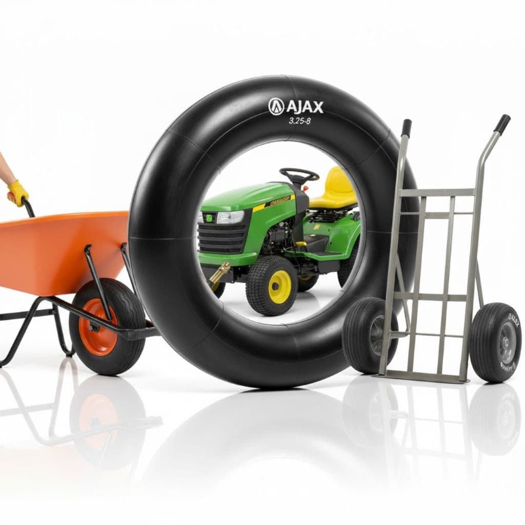 Câmara de Ar 3.00/3.25-8 para Carrinho de Mão Carriola Alta Resistência