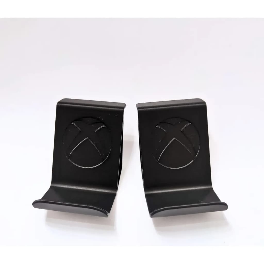 Kit Suportes P/ Lateral Para Console Xbox Series X + Cover Stand Anti Poeira