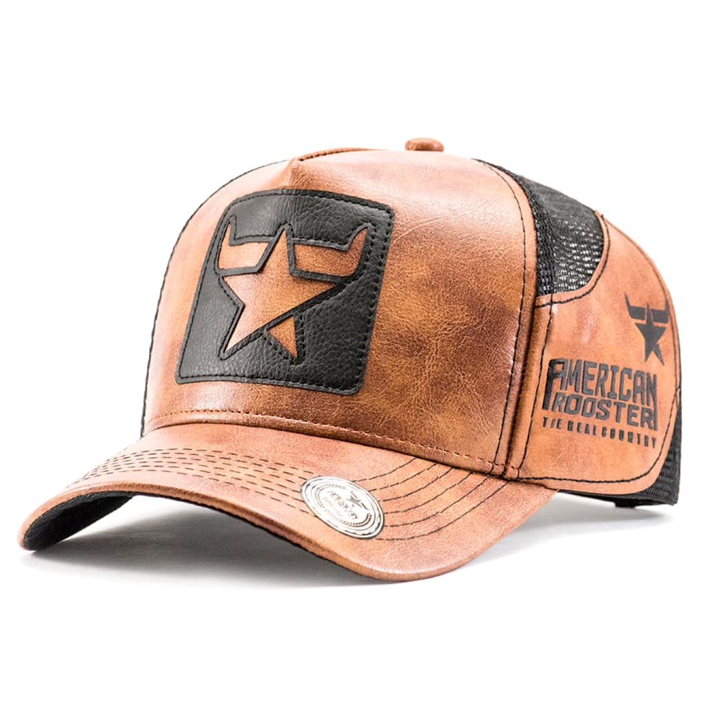 Boné Country Trucker Brasão Company Aba Curva do Sertanejo