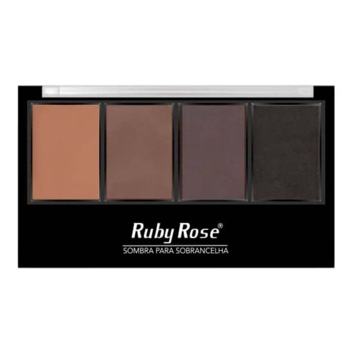 Sombra para Sobrancelha Quarteto com 12 unidades – Ruby Rose - Maquiagem