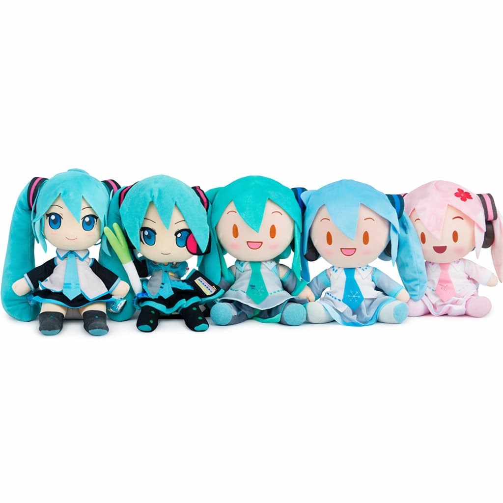 Pelúcia Hatsune Miku 20 cm – Cantora Virtual Super Fofa e Macia