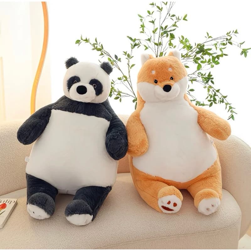 Urso de Pelúcia Gigante Fofo 60cm – Almofada Decorativa Macia Panda/Urso/Caramelo Jacaré Envio Imediato
