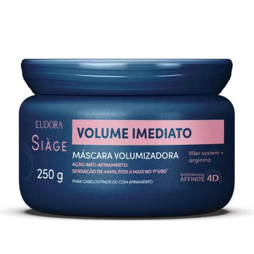 Eudora Siàge Volume Imediato – Máscara Volumizadora