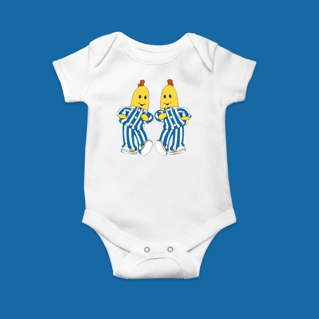Body bebê infantil manga curta estampa Bananas de Pijama