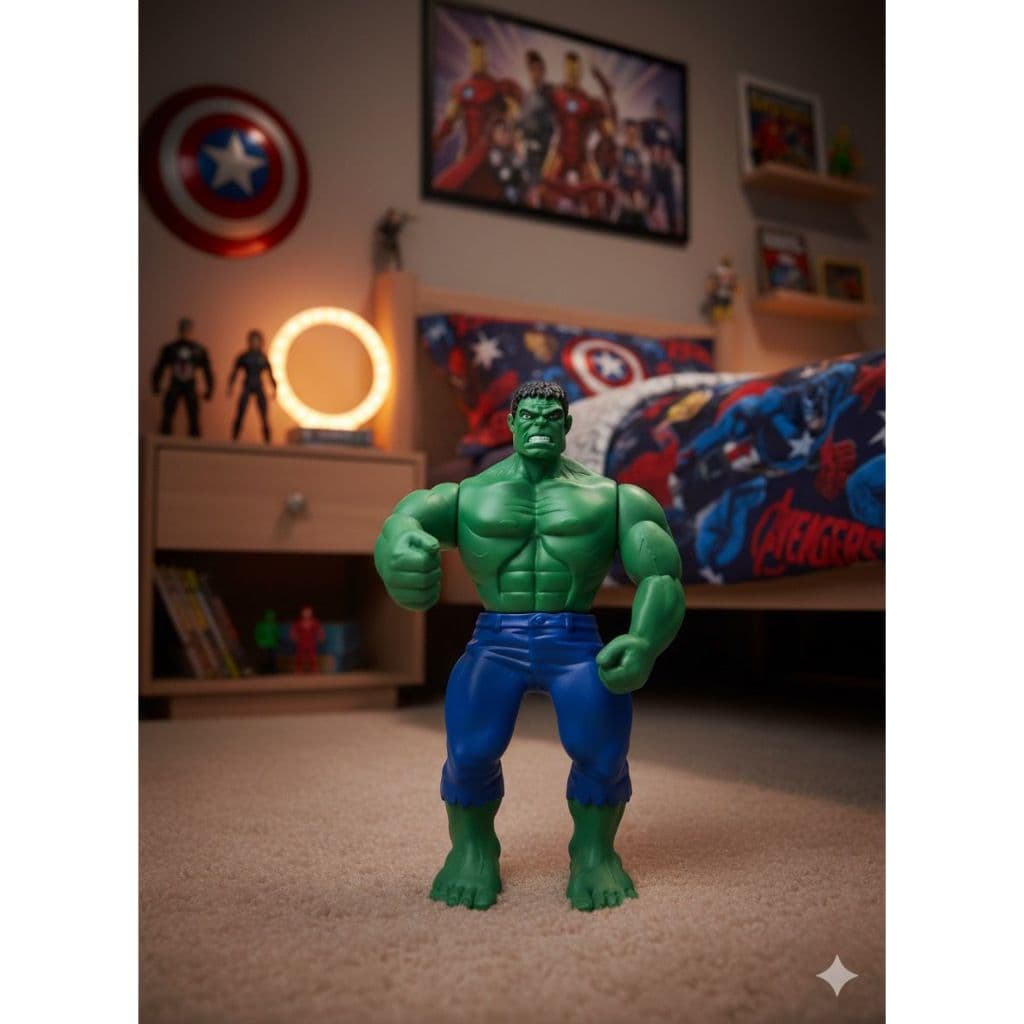 Boneco do Hulk Super Herói Infantil