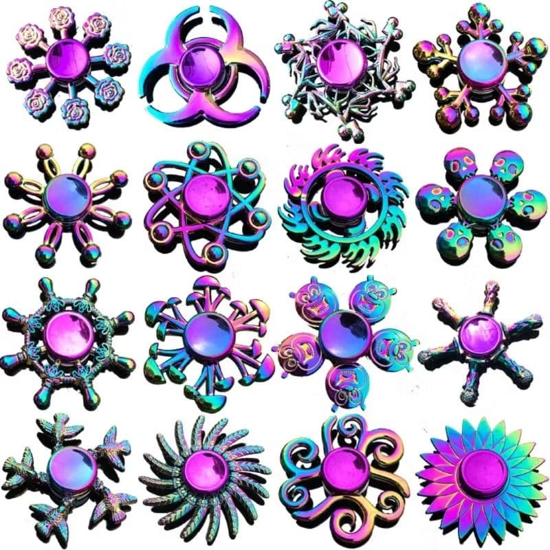 Spinner Hand Fidget Ferro ou Metalico de Qualidade (Produtos Eviado Aleátoriamente)