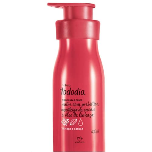 Creme Desodorante Nutritivo para o Corpo Tododia Tâmara e Canela 400 ml