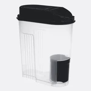 Porta Sabão Em Pó Plástico Com Copo Dosador 2kg - Nitron Cor Preto