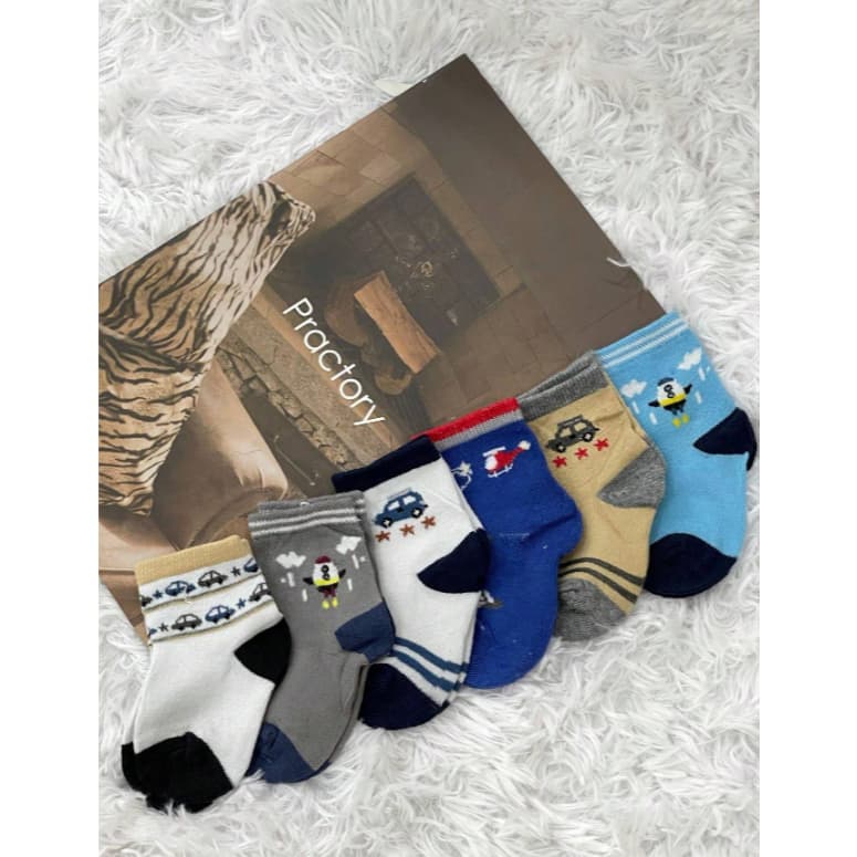 Kit com 18 Pares de Meias Infantis para Menino 2 a 8 Anos Super Confortáveis