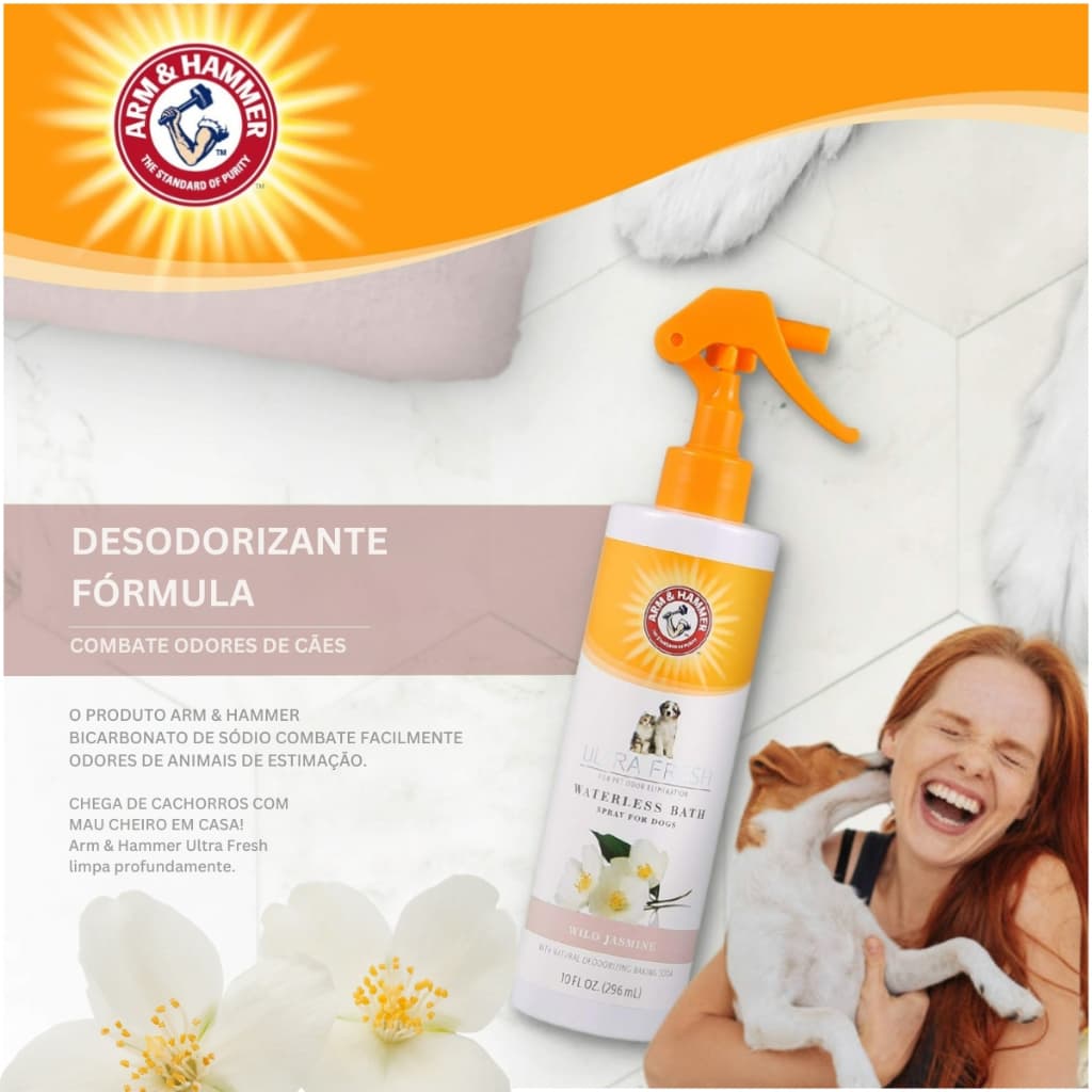 Spray para Banho a Seco para Cães Ultra Fresh Spray Banho a Seco - Arm & Hammer