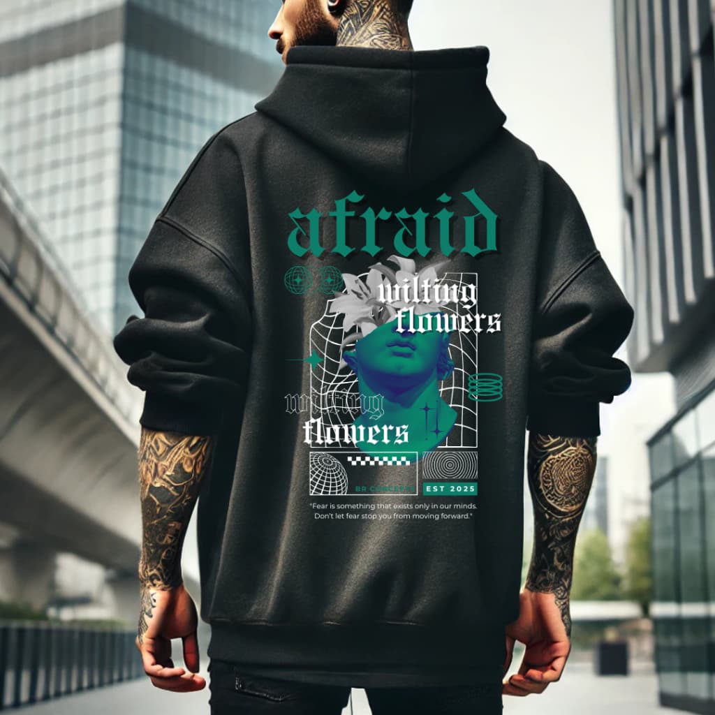Moletom Masculino Canguru Estampado Confortável Para Inverno