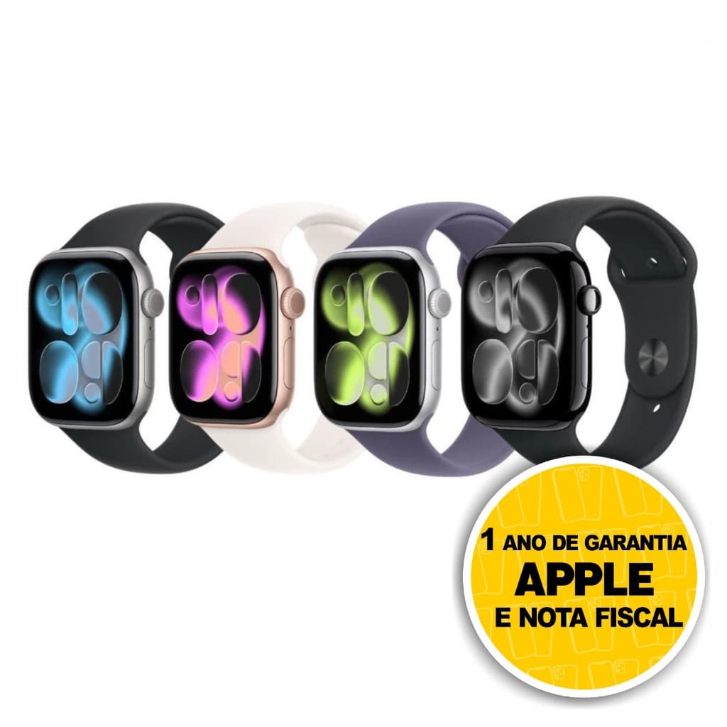 Relógio Apple Watch Series 11 GPS 42mm 46mm S11 Lançamento 1 Ano Garantia com Nota Fiscal
